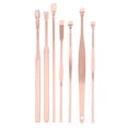 thumbnail image 2 of 7Pcs Portable Ear Pick Set Stainless Steel Ear Spoon Cleaner Spiral Earwax Removal Tools, 2 of 14