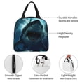 thumbnail image 5 of Lsque Undersea Shark Pattern Lunch Bag Women/Men Insulated Lunch Box,Small Leakproof Cooler Food Lunch Containers Reusable High Capacity Lunch Tote Bags, 5 of 6