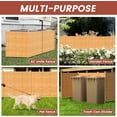 thumbnail image 7 of Slsy Air Conditioner Fence, 2-Panel Pool Equipment Enclosure, 48" W x 48" H Privacy Screens Fence Panels, Wood Trash Can Fence Privacy Fence Panel for Outside, 7 of 7