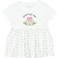 thumbnail image 3 of Inktastic Grammy's Girl Heart Flowers Girls Baby Dress, 3 of 5