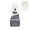 Charcoal Gray, variant on Craft County All Purpose Liquid Dye for Cotton, Linen, Rayon, Silk, Wool, Nylon - Black, 8 fl oz