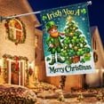 thumbnail image 5 of FLAGWIX Irish Christmas Leprechaun Shamrock Christmas Tree Irish You A Merry Christmas Flag MLN4243F Garden Flag 11.5" x 17.5" - Decorative Indoor Outdoor Flag, 5 of 5