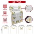 thumbnail image 5 of Lemon Yellow Table Runner 72 Inches Long,Modern Country Flower Floral Summer Spring Cotton Linen Table Runners Dresser Scarves,Decorative Tabletop Scarf Furniture Cover for Home Dinner Party 13"x72", 5 of 8
