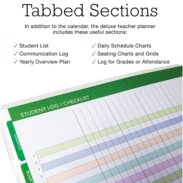 Teacher Planner 2025-2026 – Lesson Plan Book With Daily/Weekly/Monthly Sections, Stickers, Spiral Bound