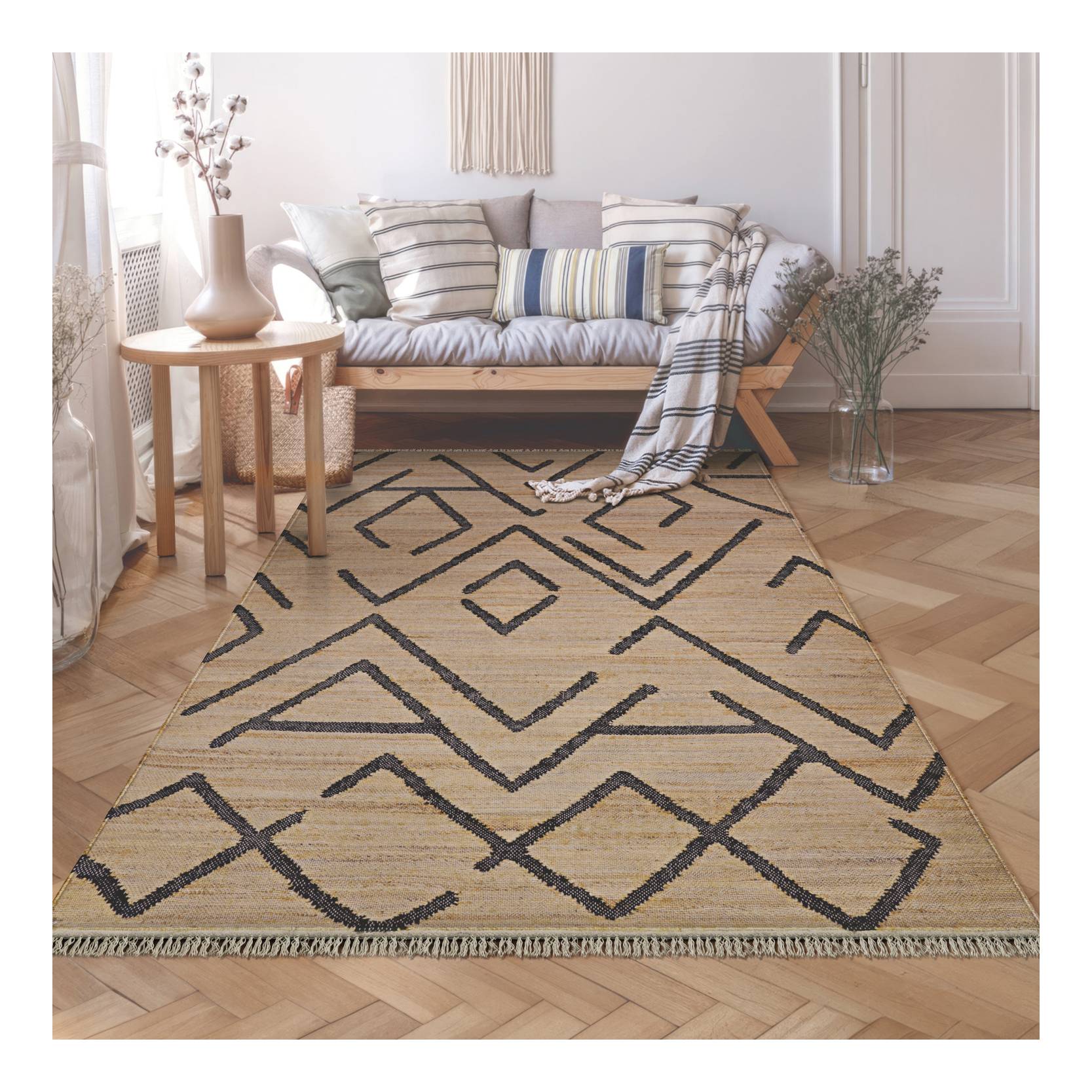 Couristan Cosmoros Himba 8' x 10' Natural Area Rug