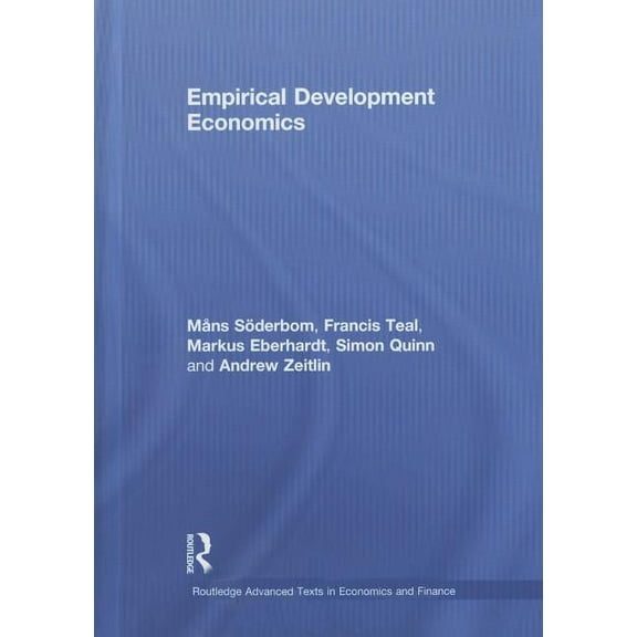 Routledge Advanced Texts in Economics an Empirical Development Economics, (Hardcover)