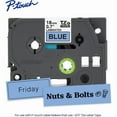 thumbnail image 4 of Brother Genuine P-touch TZe541 BK on BK Label Tape, Laminated, 18mmX8m, 4 of 10