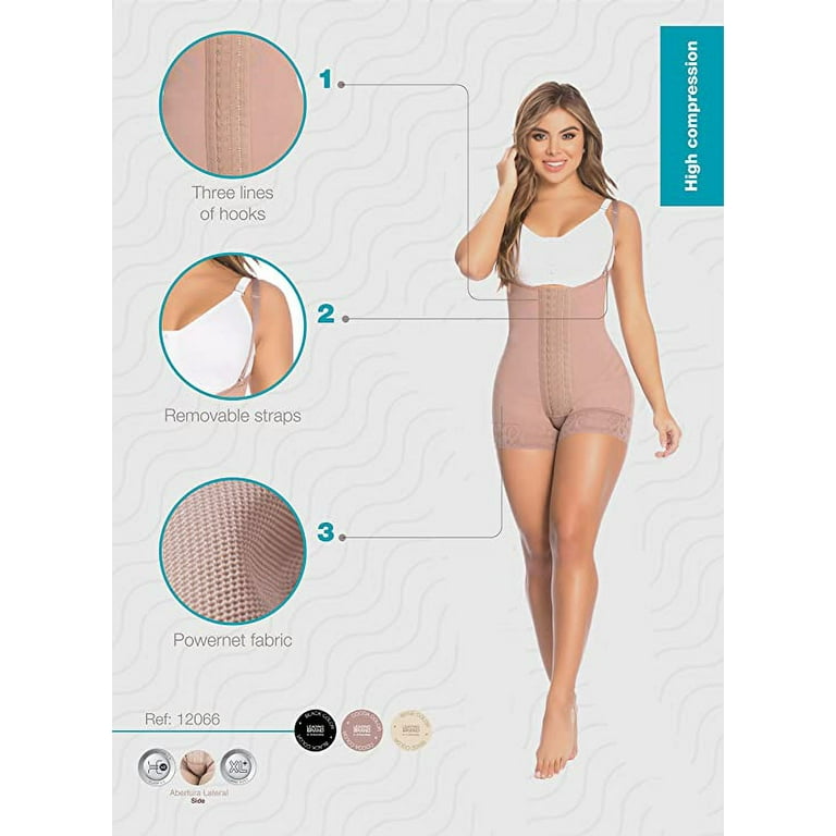 Delie Fajas High Compression 360 Girdle Mid Thigh With Bra –