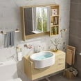 thumbnail image 2 of 5 - Piece Bathroom Hardware Accessories Set Wall Mounted, 2 of 8