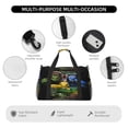 thumbnail image 4 of Disketp Colorful Viper Snake Bolsa de Viaje Tipo Duffle, Bolso de Mano para Fin de Semana para Mujer, Bolsa de Gimnasio Ligera para Hombre, Esencial para Viajes, 4 of 7