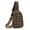 Brown, variant on Deago Small Puffer Sling Bag for Women Quilted Fashion Waist Packs Puffy Crossbody Bag Fanny Pack Chest Bag for Travel (White)