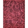 thumbnail image 1 of Ahgly Company Indoor Rectangle Abstract Red Abstract Area Rugs, 2' x 4', 1 of 6