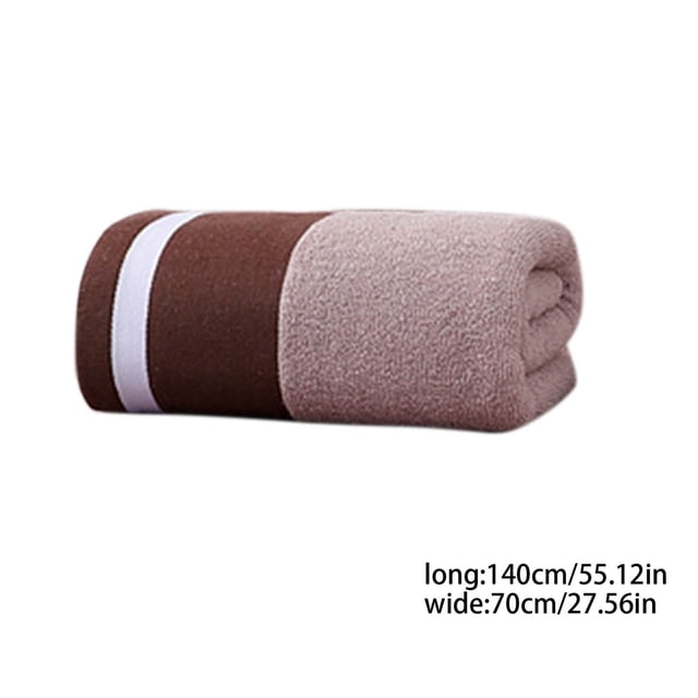 Fesfesfes Cotton Bath Towel 28x55 Inch Absorbent Fast Drying Lightweight Toweling for Training Use and Post Workout Recovery