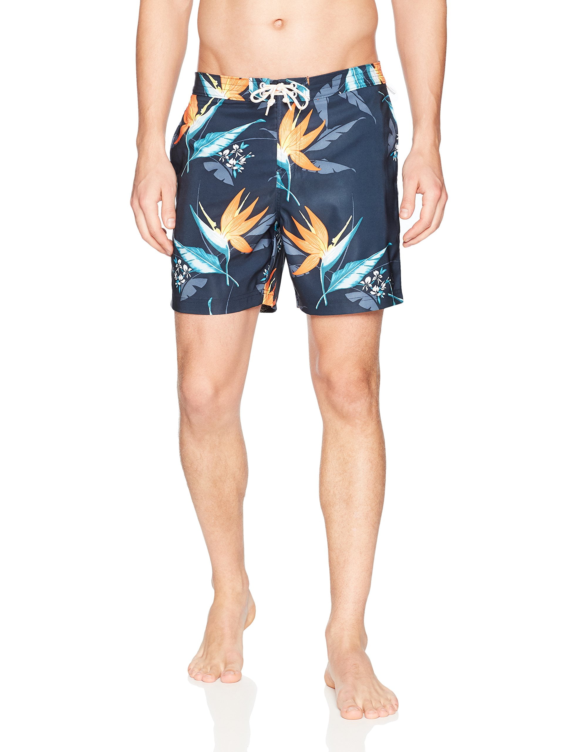 PENGUIN Swimwear Mens Tropical Printed Board Surf Swimwear 31