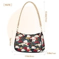 thumbnail image 3 of FORMRS Womens Shoulder Bag with Chain Strap Clutch Purse Cute Tote Handbag, White Lucky Cat, 3 of 7