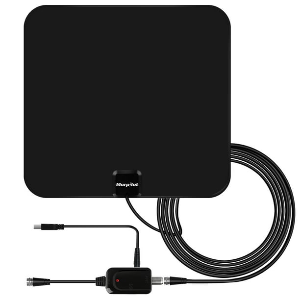 Amazon.com: Gesobyte Amplified HD Digital TV Antenna Long 200 Miles Range -  Support 4K 1080p Fire tv Stick and All Older TV's - Indoor Smart Switch  Amplifier Signal Booster - 18ft Coax