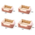 thumbnail image 6 of Guiexla Plush Pet Nest Orthopedic Dog Sofa Bed for Small Medium Dogs Soft Cat Couch Washable Cat/Puppy Sleeping Bed, 6 of 8
