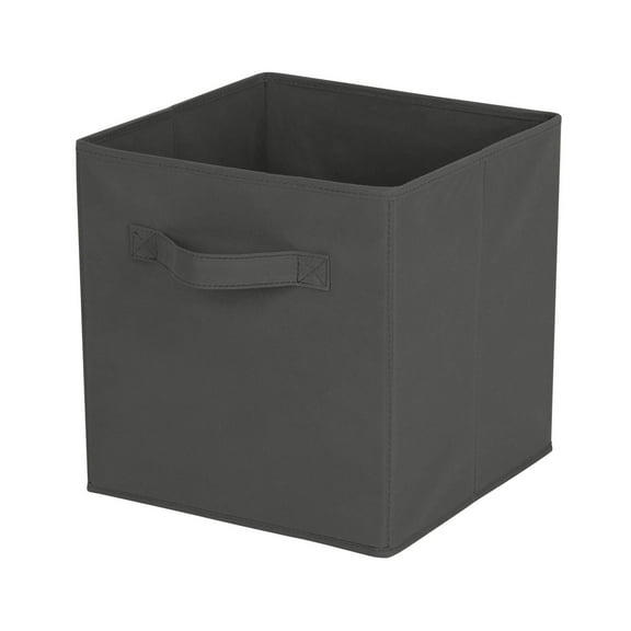 Mainstays Storage Cube Fabric Basket Bin - Foldable, Great for Nursery, Playroom, Closet, Home Organization
