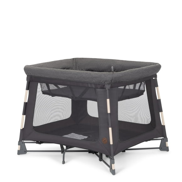 Maxi-Cosi Swift Parque infantil para bebés con tapete, patios de juego para bebés, Pack and Play con moisés - Parque portátil para bebés y niños pequeños, grafito clásico