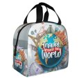 thumbnail image 2 of Easygdp Travel Around The World Bolsa Térmica Premium - Tela Oxford Impermeable, Gran Capacidad, Bolsillo Frontal, Unisex para Trabajo, Escuela, Actividades al Aire Libre y Picnics, 2 of 8