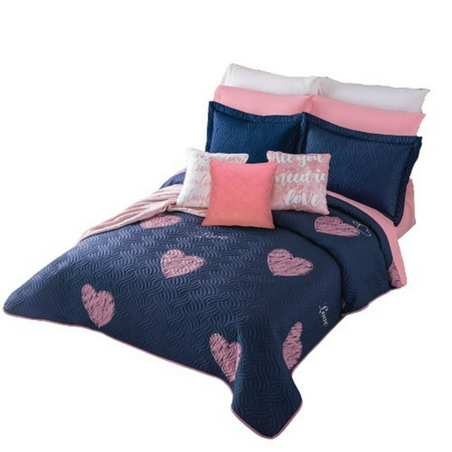 Edredón Colchas Concord Neo Heart 2V Matrimonial Individual