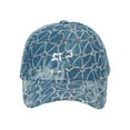 thumbnail image 2 of Top Headwear Womens Sequin Tie Dye Denim Fashion Baseball Cap - Denim, 2 of 4