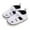 White, variant on MEZZALL Summer Children Shoes Girls Boys Sandals Hollow Upper Design Breathable Comfortable Hook Loop Easy To Wear Cute Footwear, Black, 6-12 Months