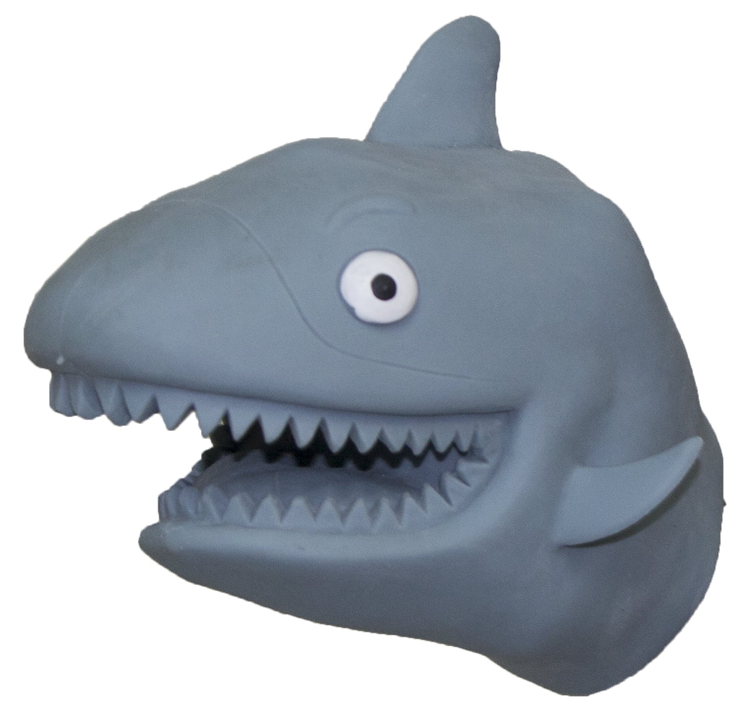 rubber shark hand puppet