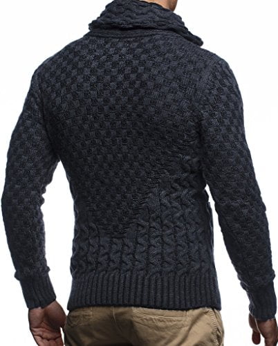 Leif Nelson Mens Knitted Jacket 