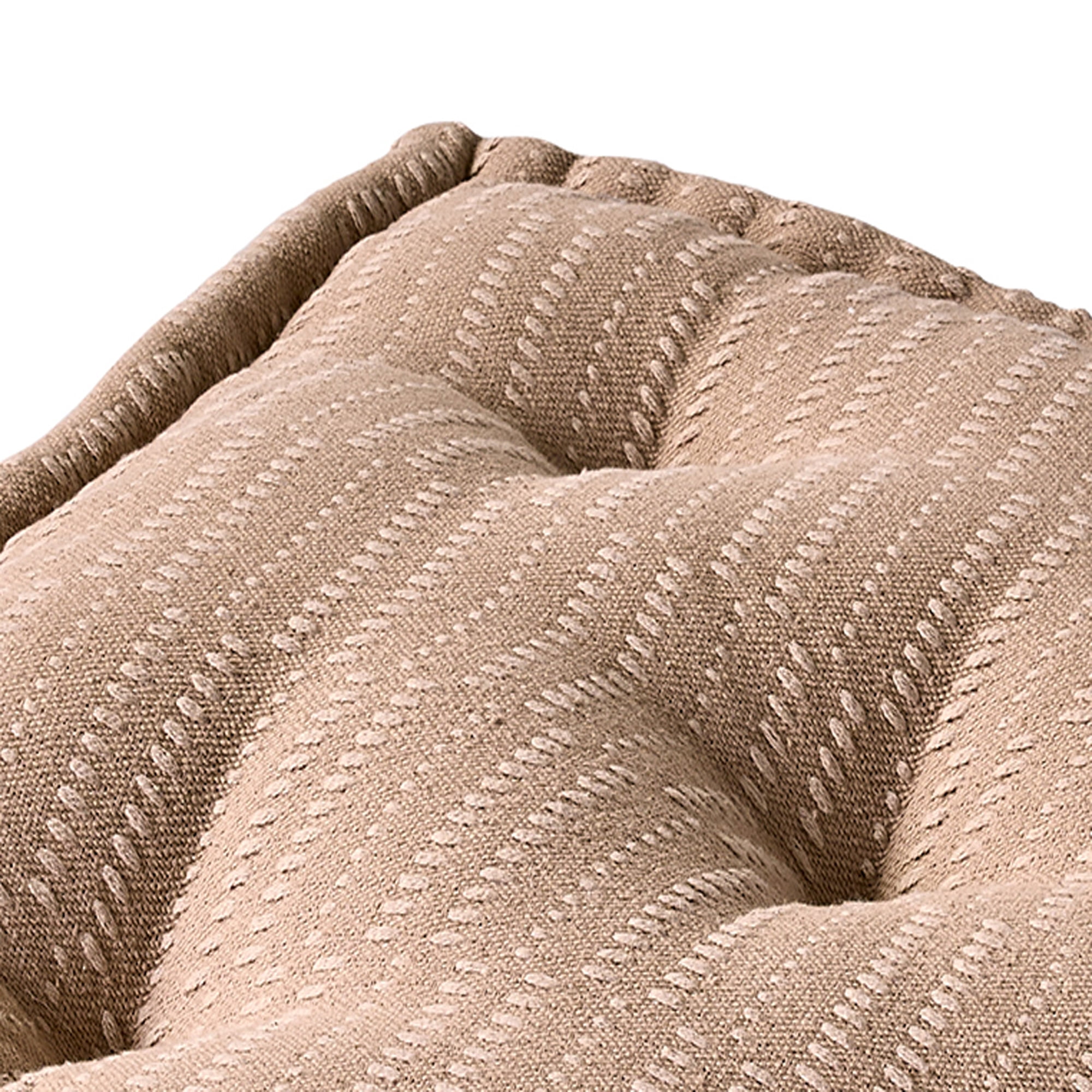 Better Homes & Gardens Taylor Cotton Floor Cushion, Beige, 24 in x 24 in