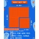 thumbnail image 2 of Estante de almacenamiento Skywin Peg Board para pistolas Nerf, color naranja, 2 of 7