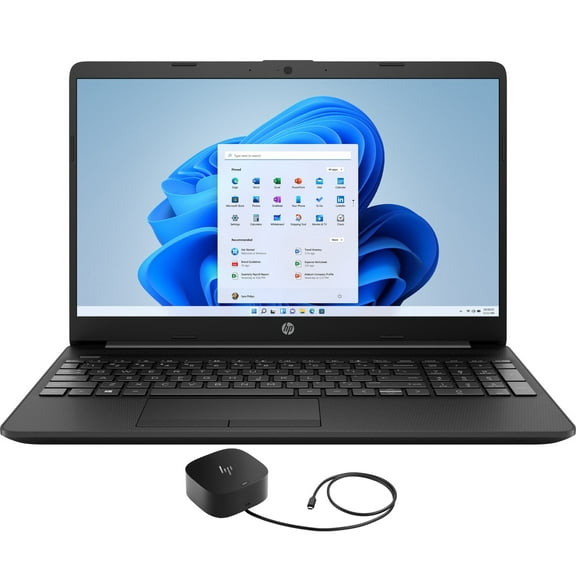 HP 15t-dw300 Home/Business Laptop (Intel i7-1165G7 4-Core, 15.6in 60Hz Full HD (1920x1080), Intel Iris Xe, 8GB RAM, 256GB SSD, Wifi, HDMI, Webcam, Bluetooth, Win 11 Home)