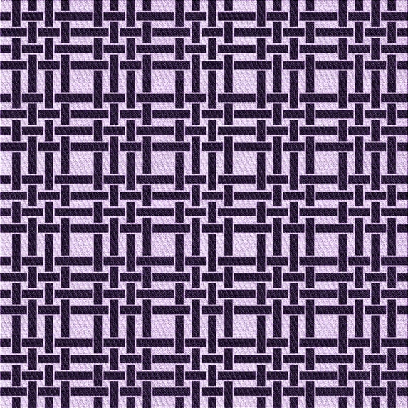 Ahgly Company Indoor Square Patterned Blush Pink Area Rugs, 7' Square