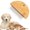 B, variant on WEIOUKC Pet Steel Combs Dog Cat Comb Tool,Detailer Comb For Removing Tear Stains Dog Tear Stain Remover,Flea & Knot Remover Pet Grooming Comb for Detangling All Coat Types