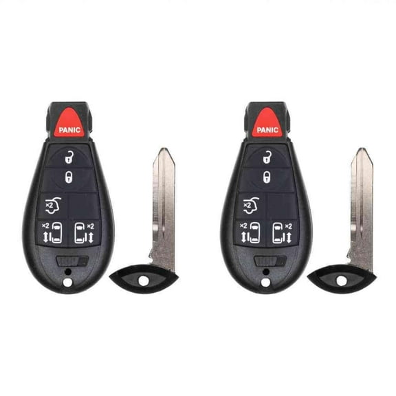 Key Fob Eye4Techs Replacement for Dodge Grand Caravan 2019 FCC IYZ-C01C IYZC01C Part Number 56046704 56046704AG 56046705 56046705AG Pack of 2