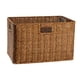 thumbnail image 2 of Cesta Decorativa Perfecl Cesta de Picnic Rectangular de Mimbre de Imitación 38x26x24cm, 2 of 7
