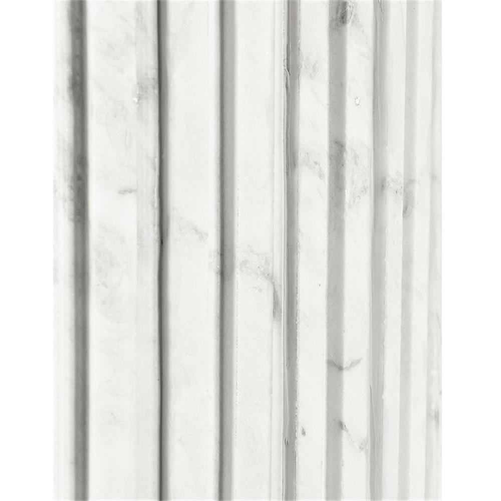 Maklaine Modern / Contemporary White Finish Marble Dining Table