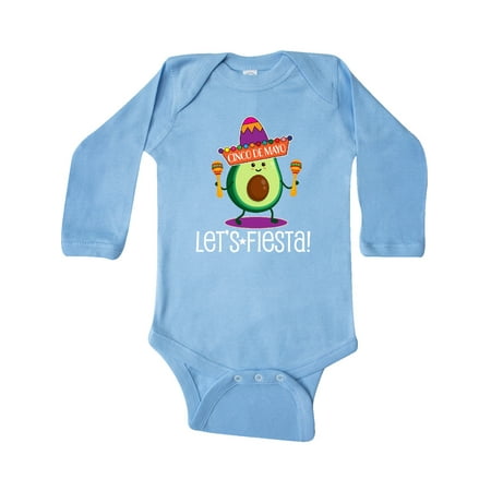 

Inktastic Cinco De Mayo Lets Fiesta Gift Baby Boy or Baby Girl Long Sleeve Bodysuit