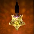 thumbnail image 6 of LINLIN 3D Firework Bulb Starry Light Bulb E27 AC 85-220V 4W Retro Edison Bulb Warm White Light for Holiday Christmas Decoration Bar Glass LED Lamp, 6 of 9