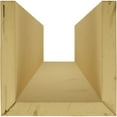 thumbnail image 5 of Ekena Millwork 6"W x 6"H x 8'L 3-Sided (U-beam) Rough Cedar Endurathane Faux Wood Ceiling Beam, Natural Pine, 5 of 10