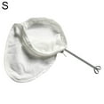 thumbnail image 2 of Reusable Stainless Steel Handle Cotton Cloth Strainer Coffee Tea Mesh Filter Bag, 2 of 8