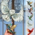 thumbnail image 2 of Crystal Suncatcher - Fairy Bird Holiday Decoration, Colorful Acrylic Style Window Decoration - Double-Sided Window Decoration With Bird Design, Suitable For Year-Round Celebrations And Gifts., 2 of 6