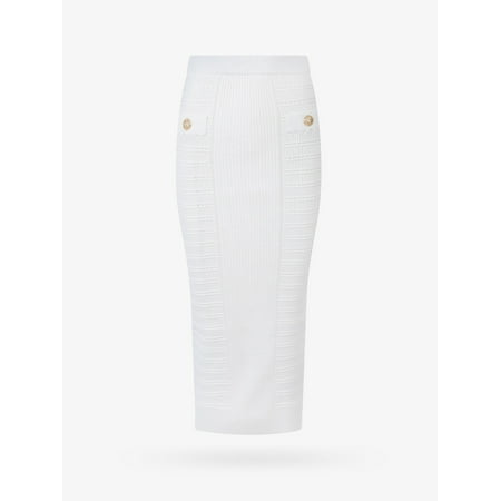 

WOMAN Knitted longuette skirt with iconic buttons