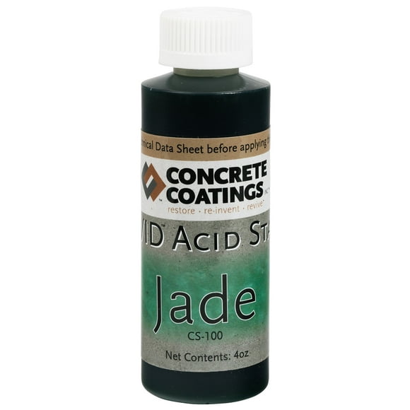 CC Concrete Coatings Vivid Acid Stain for Concrete Jade 4OZ
