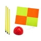thumbnail image 5 of Bandera de esquina de fútbol, accesorios de entrenamiento para campo de fútbol, suministros de equipo de bandera deportiva, práctica multiusos Base roja de poste de 15 m., 5 of 8