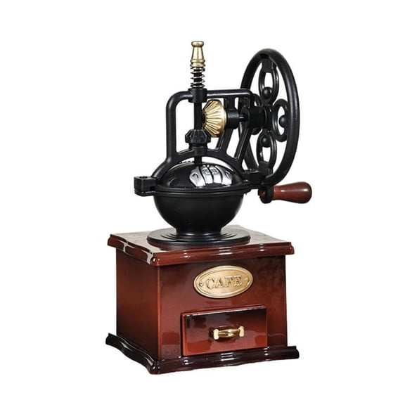 Hand Crank Coffee Grinders Music Box Wind Up Clockwork Mechanism Musical Box
