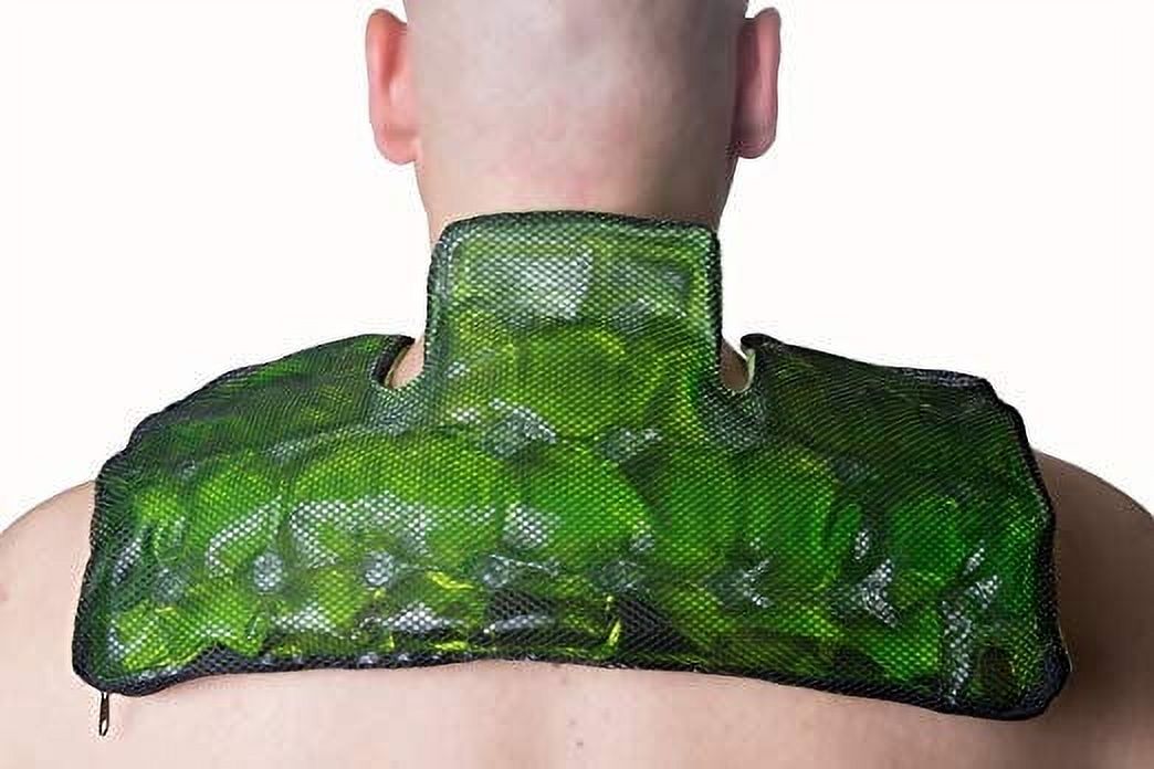 The Ultimate Reusable Heat Pad for Shoulder and Back, Hot/Cold Pack. Instant Heat Relief! (Blue)