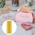 thumbnail image 5 of Uxcell 12 Inch x 4.7 Inch Hot Foil Paper 100 Pcs Toner Reactive Foil Hot Stamping Foil by Laser Printer for Scrapbooking Craft Card Making Album Decoration, Gold, 5 of 6