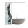 thumbnail image 3 of ABPHQTO Cortina de ducha con diseño de bailarina de música, cortina de ducha de tela de poliéster Cool Breaking Dancer Juegos de baño 150x180 cm, 3 of 3