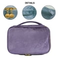 thumbnail image 3 of Bolsa de maquillaje, bonita bolsa de cosméticos de felpa, organizador de viaje para accesorios, 3 of 5